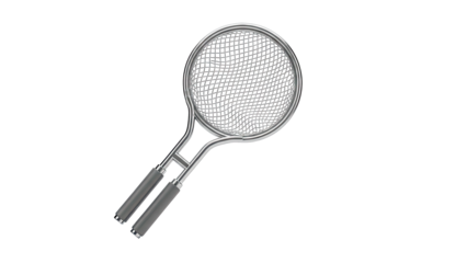 Metal Spider Strainer with Grey Handles