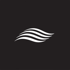 Sea icon wave illustration vector design. Ocean logo graphic element.