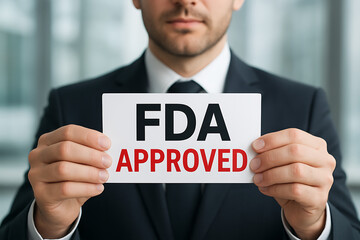 Concept of FDA APPROVED Food and Drug Administration