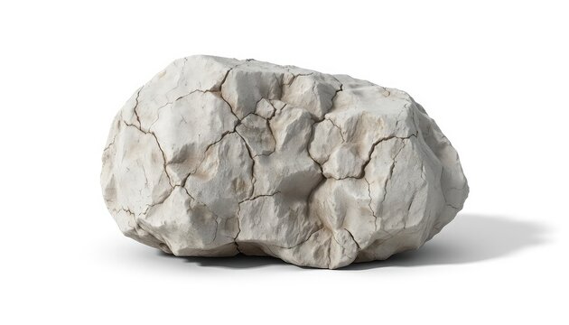 A weathered, cracked stone, symbolizing foundations, obstacles, or the passage of time in presentations and projects