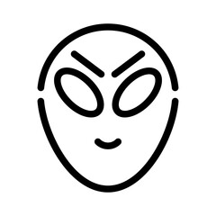 Obraz premium alien line icon