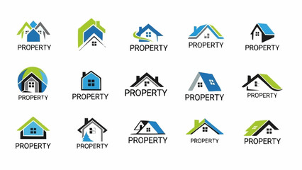 Collection of Real Estate and Property Logo Designs.