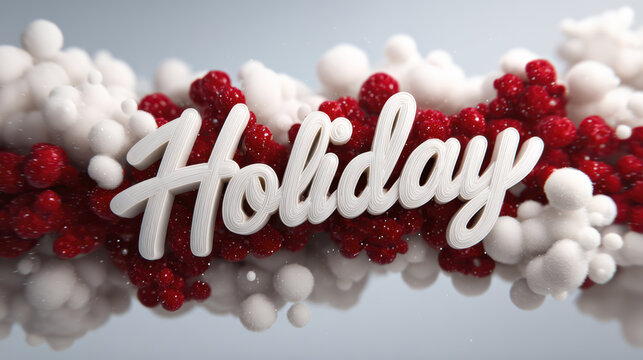 Holiday sale banner background bold typography friendly layout holiday sale banner background typography friendly layout winter christmas seasonal - Powered by Adobe