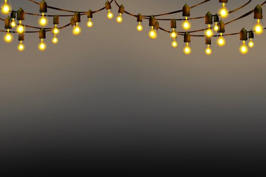 ight frame christmas vintage decorations Decorative Hand drawn illustration 