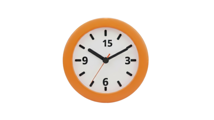 Orange Alarm Clock