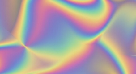 Vibrant Rainbow Spectrum: A mesmerizing abstract digital artwork presents a dynamic interplay of light and color.