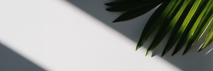 緑の葉と影が映る場面