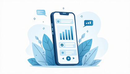 Mobile App Development Interface Vector Illustration