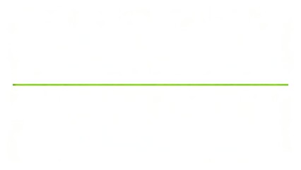 Obraz premium GreenHorizontalLineOnWhite