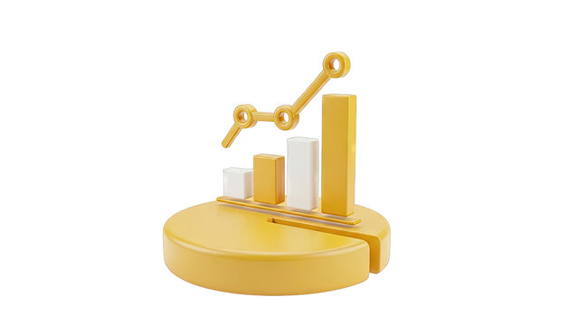 3D Bar Graph and Line Chart - Powered by Adobe
