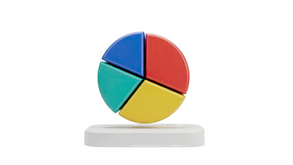 Colorful 3D Pie Chart
