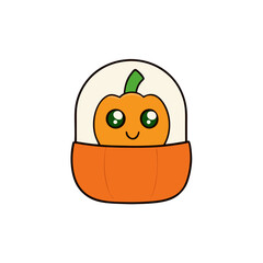 funny cartoon pumpkin