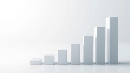 Profit growth visualization using ascending abstract structures