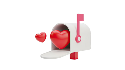 Mailbox with Hearts