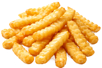 crinkle-cut french fries