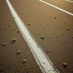 Worn chalk lines, ghosting a ghostly embrace on dew-kissed turf, whispering tales of sprints past,  artistic detail,  forgotten sport