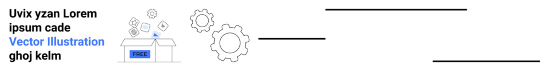 Obraz premium Technology integration, automation, data processing, innovation, workflow management, cloud computing. Gears and cloud icons with connecting lines. Technology integration and automation concept