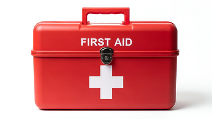 Red First Aid Box | Emergency Medical Kit