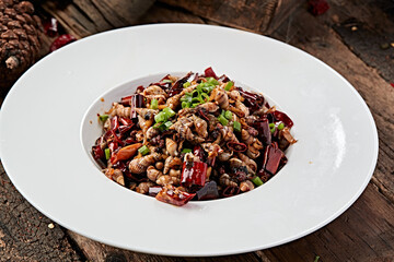 Sichuan-style spicy baby sea snails