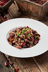 Sichuan-style spicy baby sea snails