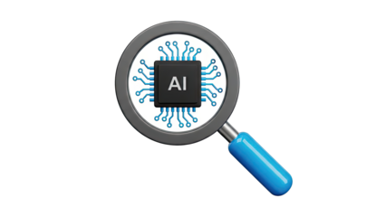 Magnifying Glass Over AI Chip