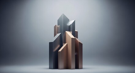 Corporate Vision and Mission Abstract Background