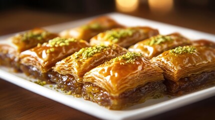 Sweet pastries on a plate