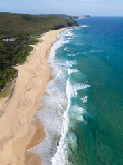 Dudley Beach Aerial View - Newcastle NSW Australia