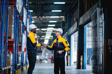 Warehouse Teamwork and Partnership