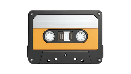 Obraz premium Retro Orange Audio Cassette Tape