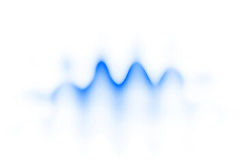 Glowing blue waveform on dark background