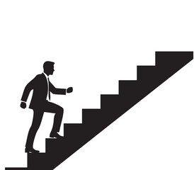 Successful Businessman Silhouette