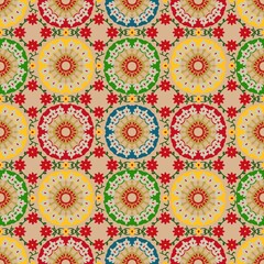 African ethnic tribes, this fabric design blends traditional tribal patterns with a contemporary aesthetic. Ethnic a refined palette of dark red tones, the pattern ethnic cultural depth while offerin