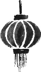 2026 Year of the Horse Chinese New Year Zodiac Ink Lantern