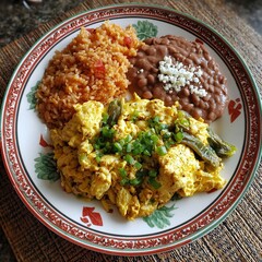 Huevos con Nopales Mexican Dish