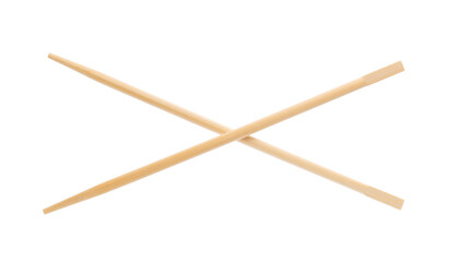 Two thin tan lines intersect forming an x shape in the center of the frame on a clean canvas solid white background and no background