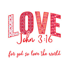 Loved John 3:16 For God So Love The World