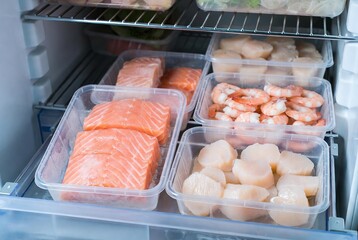Fresh & Frozen Seafood Delights: Salmon, Scallops, and Shrimp for Healthy Eating & Meal Prep