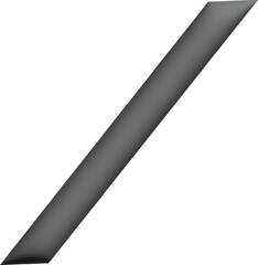 Modern minimalist black and white diagonal line