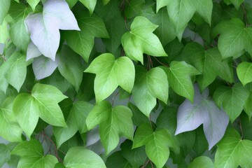 green ivy wall texture, seamless pattern.