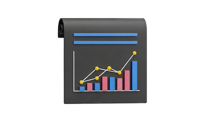 3D Growth Chart and Data Visualization