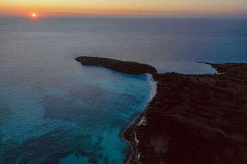 Nosy Iranja off Madagascar is a paradise archipelago of two islets -Iranja Be and Iranja Kely - sunset