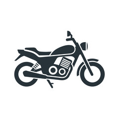 Fototapeta premium Modern motorcycle silhouette Vector