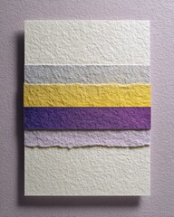 Fototapeta premium Abstract layered paper art