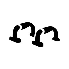 プッシュアップバーをモチーフにしたアイコン