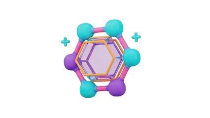 Abstract Molecular Structure with Geometric Core