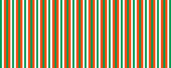 Christmas seamless pattern. Red and green diagonal stripes background. Candy cane repeating decoration wallpaper. Winter holiday lines backdrop. Xmas peppermint package wrapping print design. Vector