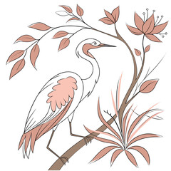 Hand Painted Watercolor Blot - Artistic Splash on White