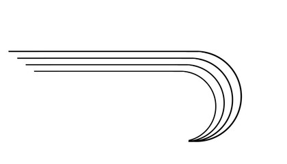 Motif graphique compos&eacute; de ligne noir sur fond transparent.