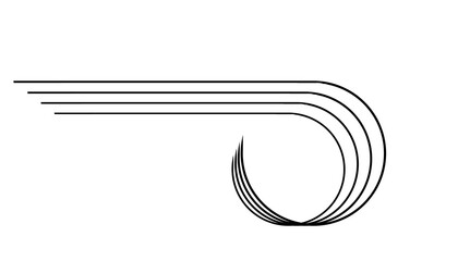 Motif graphique compos&eacute; de ligne noir sur fond transparent.